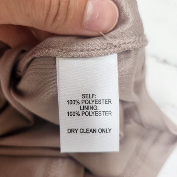 NWT Lulus Air of Romance Taupe Lavender Dress Evening Gown Bridesmaids Dress M - Picture 7 of 8